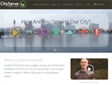 Tablet Screenshot of cityservepdx.org